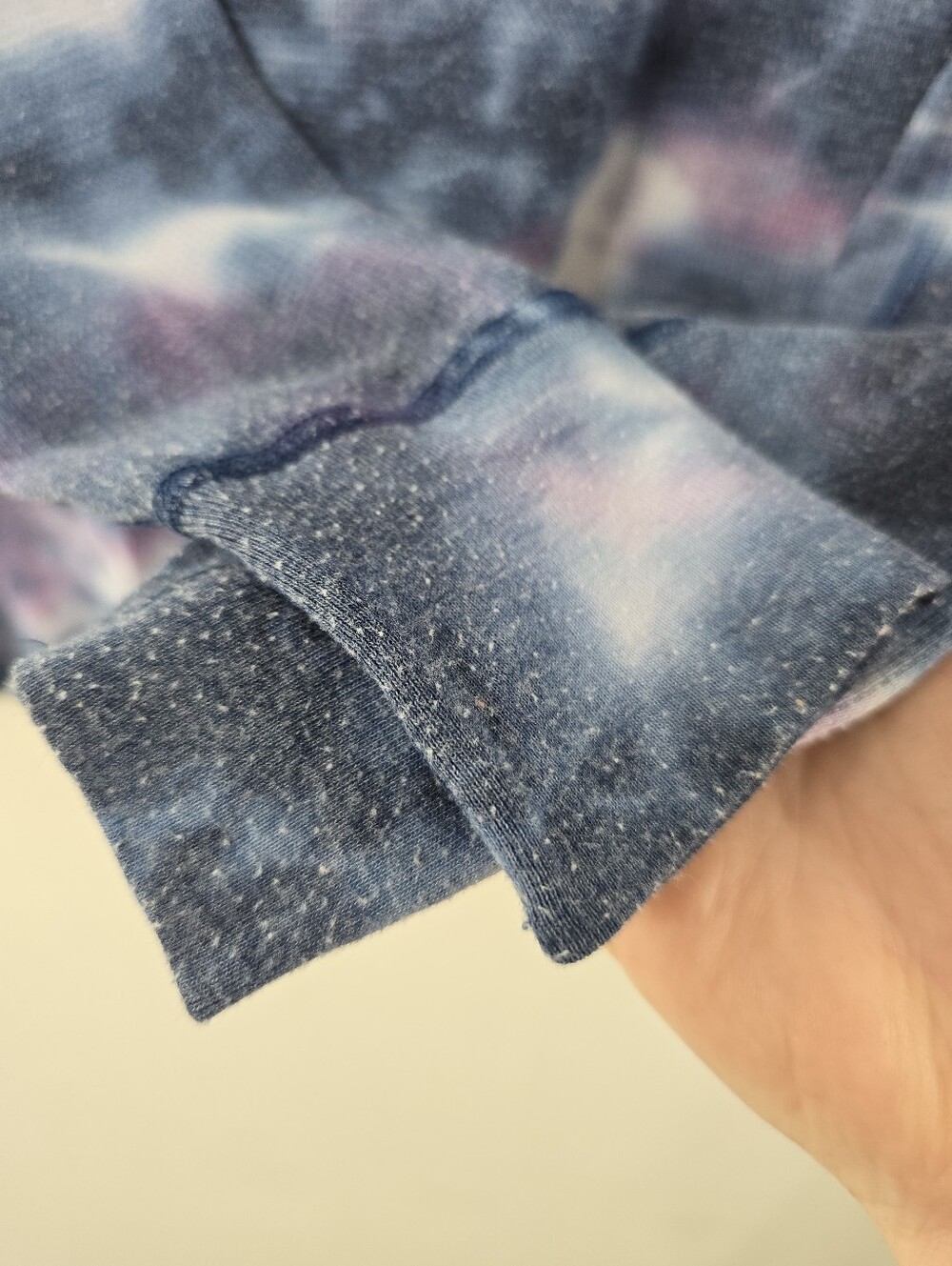 Aviator Nation Hand Dyed Unisex Tie Dye Thermal Long Sleeve Waffle Knit Shirt XS - Picture 10 of 13